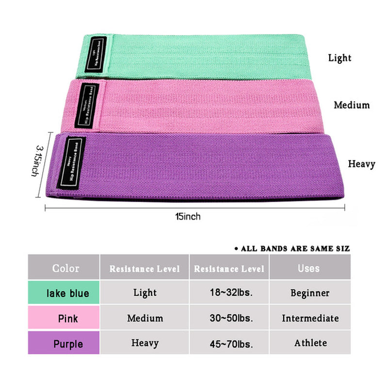 Ultimate Resistance Band Hip Circle for Enhanced Squats and Buttocks Toning - Perfect for Yoga and Fitness Training!