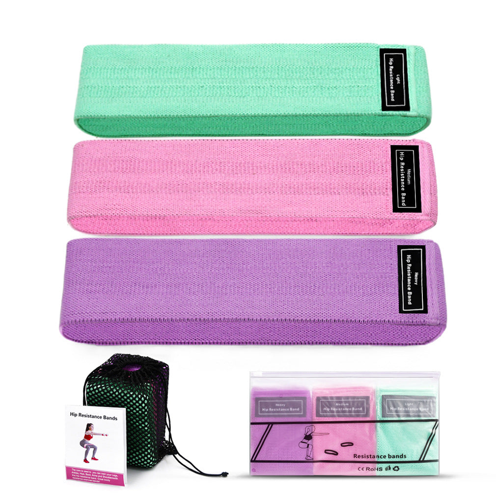 Ultimate Resistance Band Hip Circle for Enhanced Squats and Buttocks Toning - Perfect for Yoga and Fitness Training!