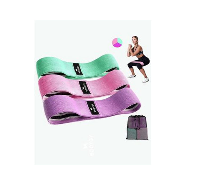 Ultimate Resistance Band Hip Circle for Enhanced Squats and Buttocks Toning - Perfect for Yoga and Fitness Training!
